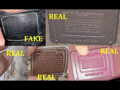 real vs fake coach crossbody|real coach bag serial number.